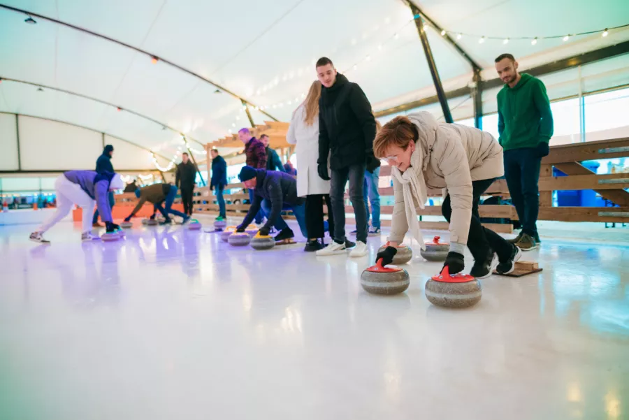 Curling clinic Schaatsbaan Rotterdam december 2024