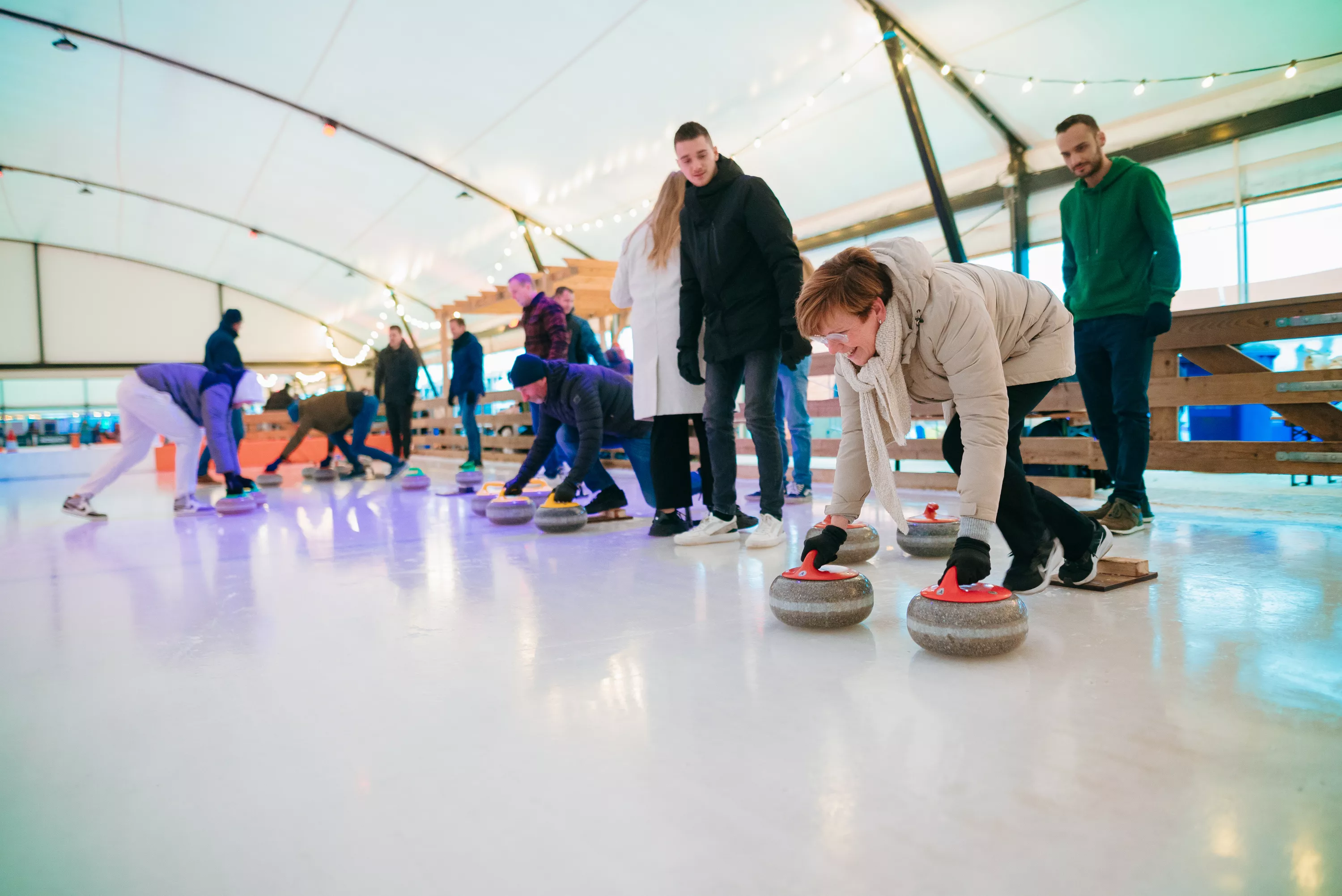 Curling clinic Schaatsbaan Rotterdam december 2024